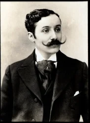 Portræt af Georges de Porto Riche (1849-1930), fransk dramatiker og romanforfatter.
